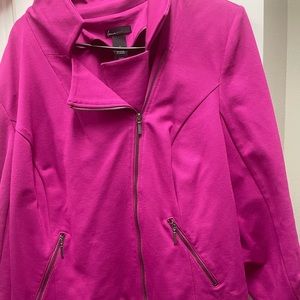 Hot pink lane Bryant moto jacket